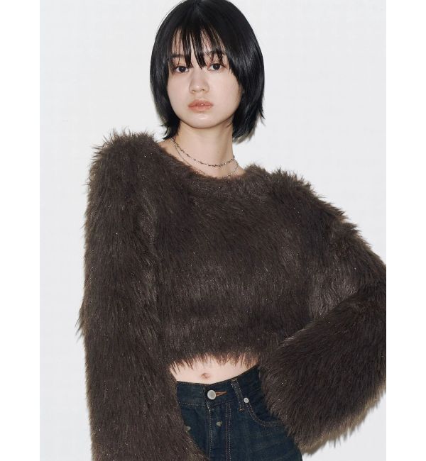 EMODA「グロスミックスショートニット」|ニット・セーター|