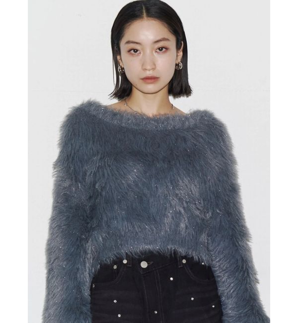 EMODA「グロスミックスショートニット」|ニット・セーター|