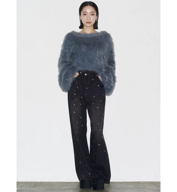 EMODA「グロスミックスショートニット」|ニット・セーター|