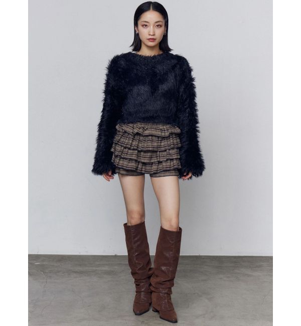 EMODA「グロスミックスショートニット」|ニット・セーター|