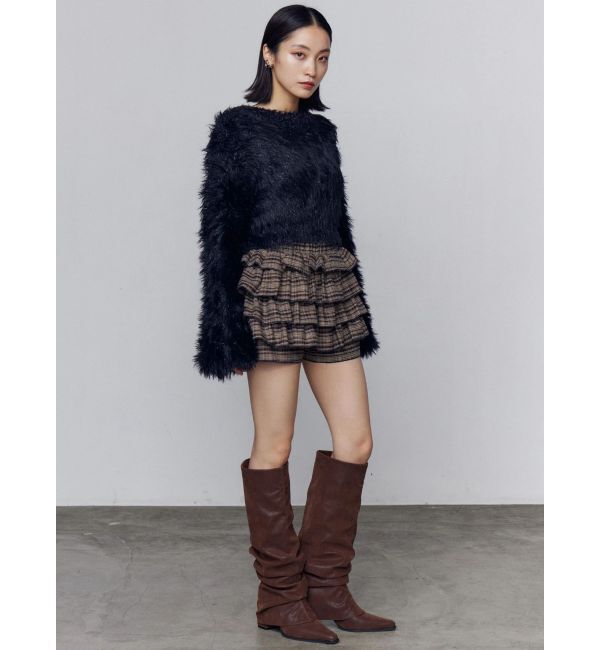 EMODA「グロスミックスショートニット」|ニット・セーター|