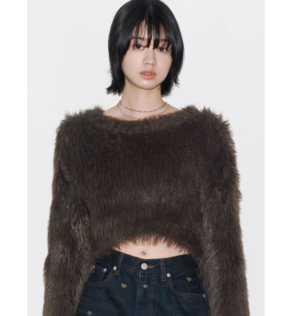 EMODA「グロスミックスショートニット」|ニット・セーター|