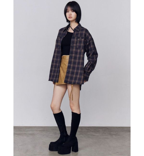 EMODA「カーゴラップフェイクレザーショートパンツ」|その他|