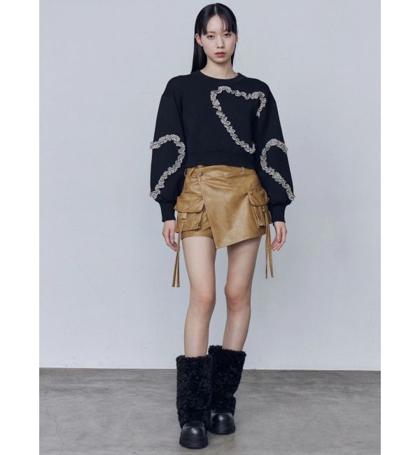 EMODA「カーゴラップフェイクレザーショートパンツ」|その他|