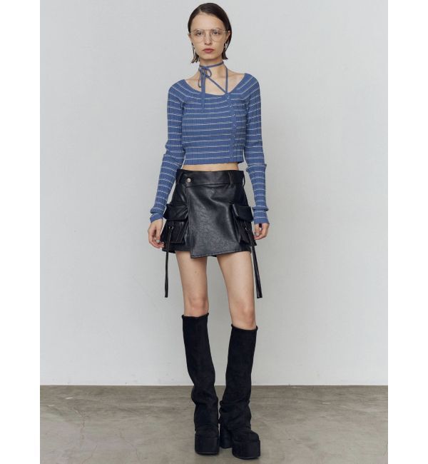 EMODA「カーゴラップフェイクレザーショートパンツ」|その他|