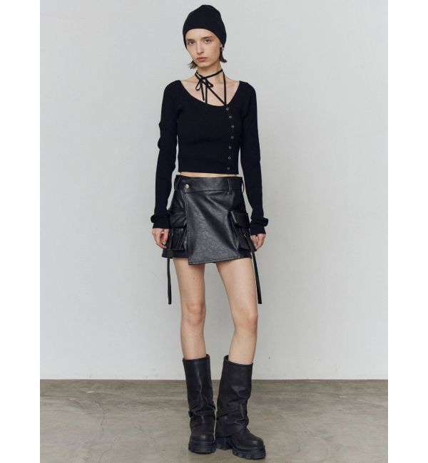 EMODA「カーゴラップフェイクレザーショートパンツ」|その他|