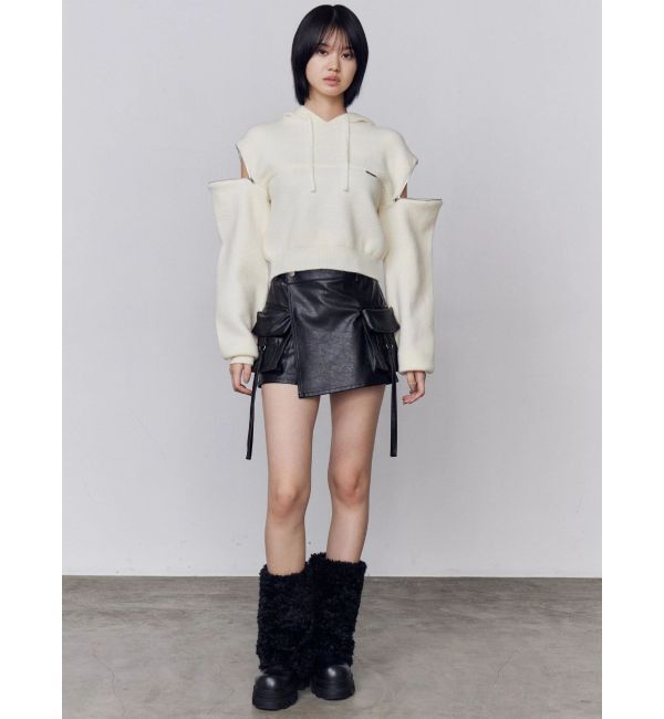 EMODA「カーゴラップフェイクレザーショートパンツ」|その他|