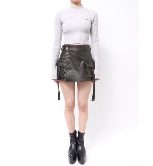 EMODA「カーゴラップフェイクレザーショートパンツ」|その他|