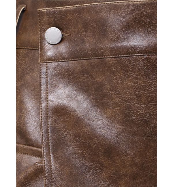 EMODA「カーゴラップフェイクレザーショートパンツ」|その他|