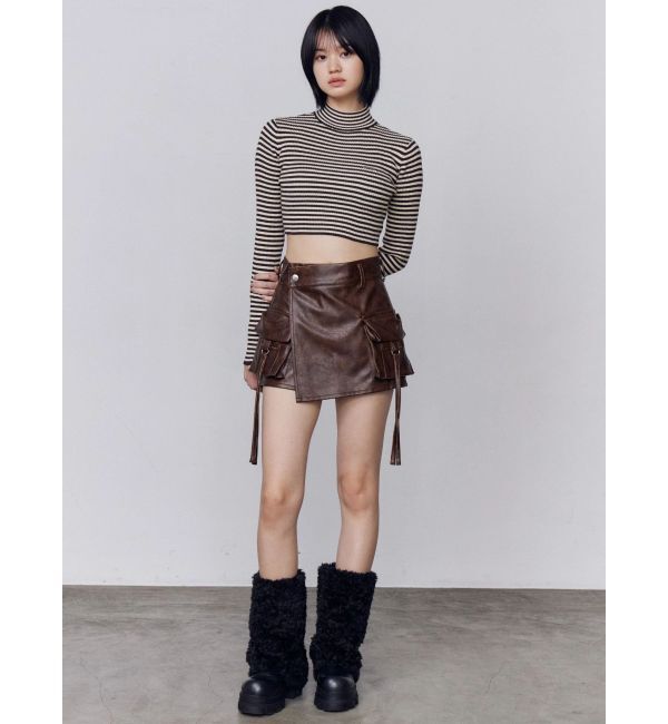 EMODA「カーゴラップフェイクレザーショートパンツ」|その他|