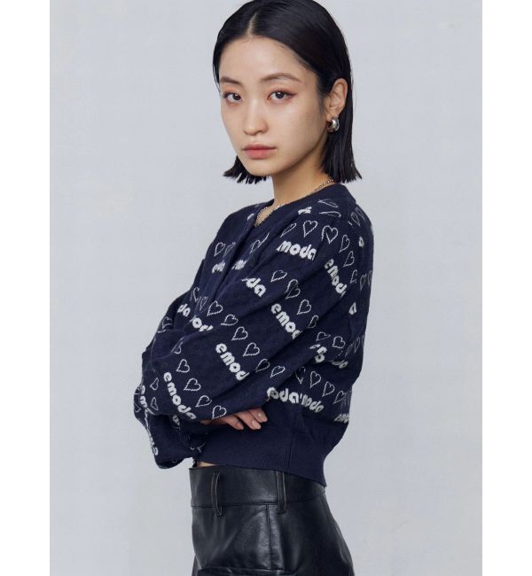 EMODA「アイレットロゴツインニット」|ニット・セーター|