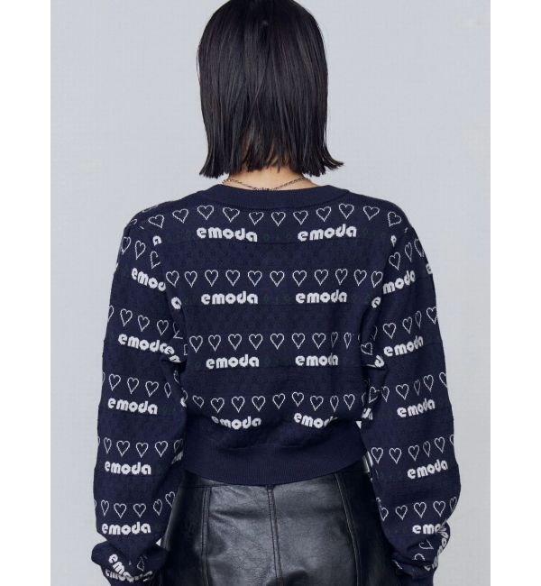 EMODA「アイレットロゴツインニット」|ニット・セーター|