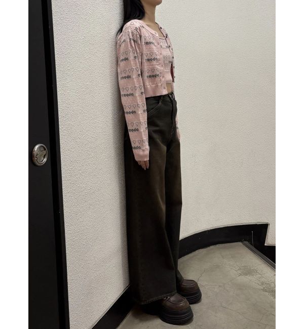 EMODA「アイレットロゴツインニット」|ニット・セーター|