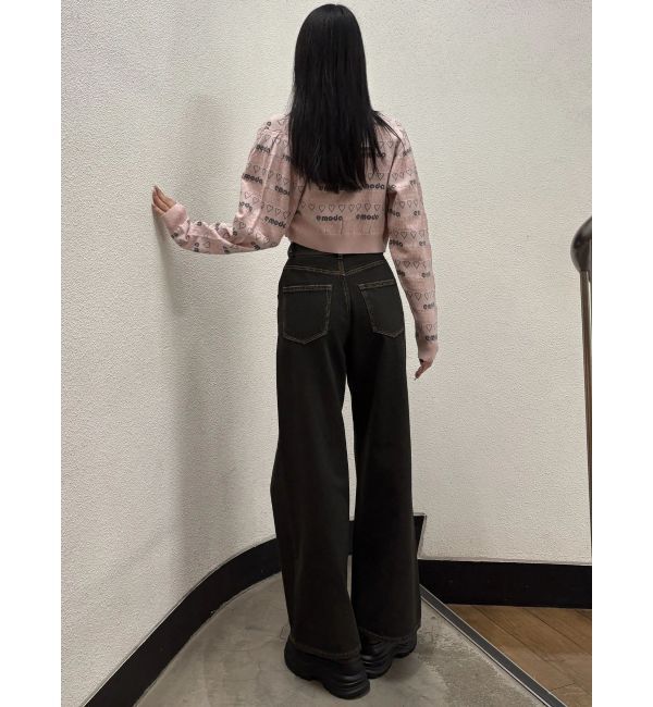 EMODA「アイレットロゴツインニット」|ニット・セーター|