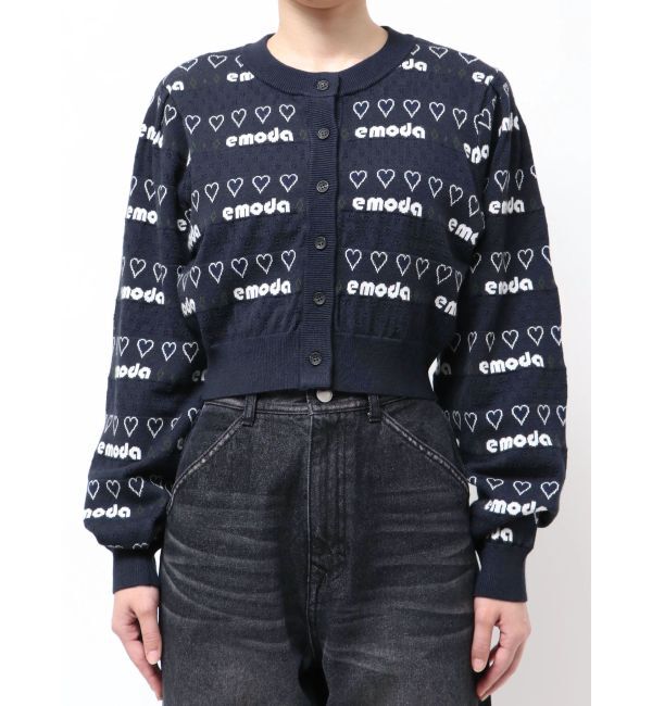 EMODA「アイレットロゴツインニット」|ニット・セーター|