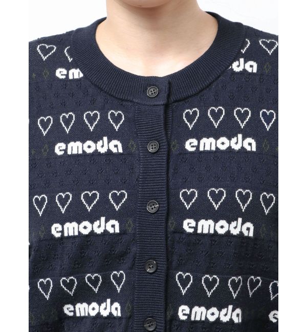 EMODA「アイレットロゴツインニット」|ニット・セーター|
