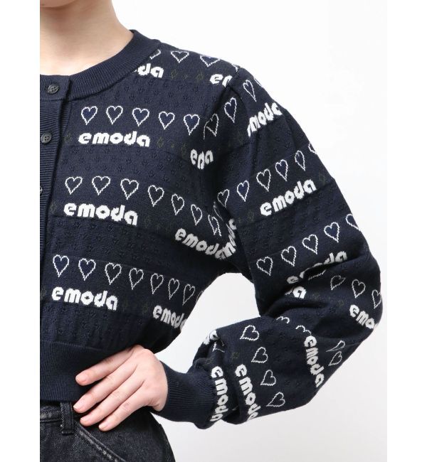 EMODA「アイレットロゴツインニット」|ニット・セーター|
