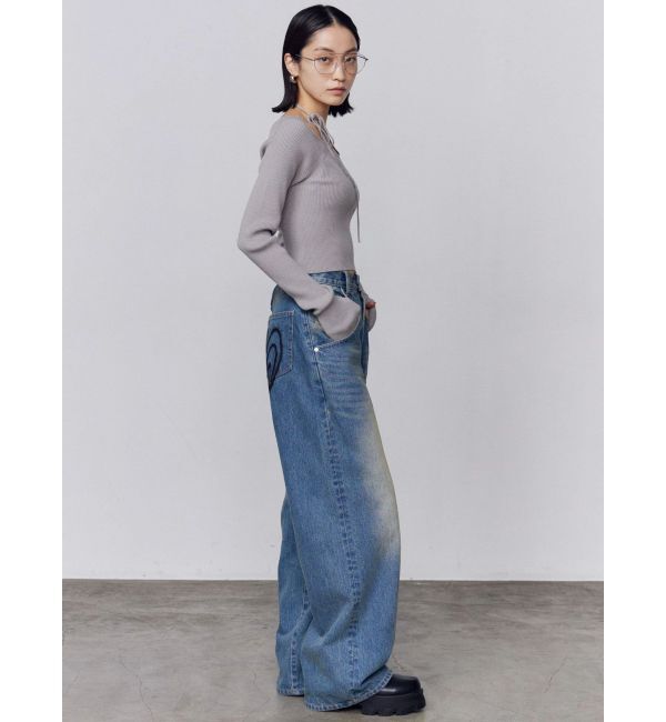 EMODA「アシンメトリーチョーカーニット」|ニット・セーター|