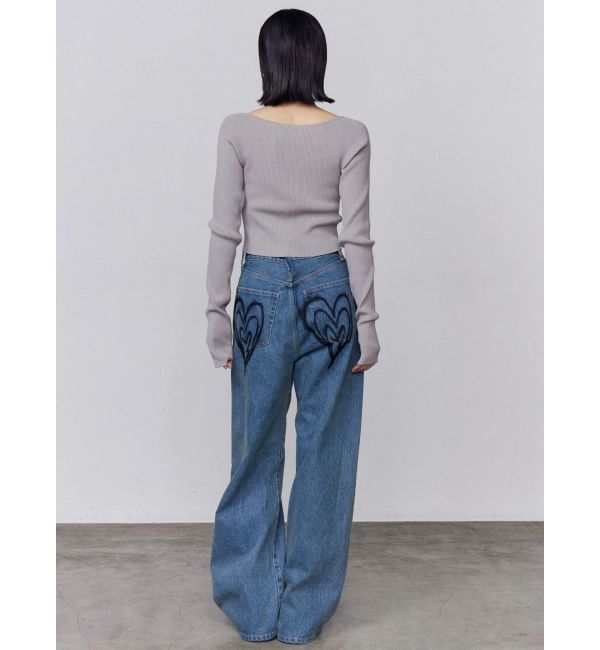 EMODA「アシンメトリーチョーカーニット」|ニット・セーター|