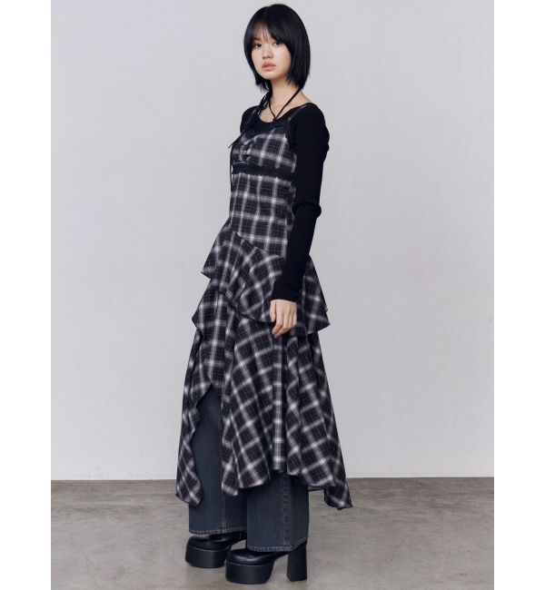 EMODA「アシンメトリーチョーカーニット」|ニット・セーター|