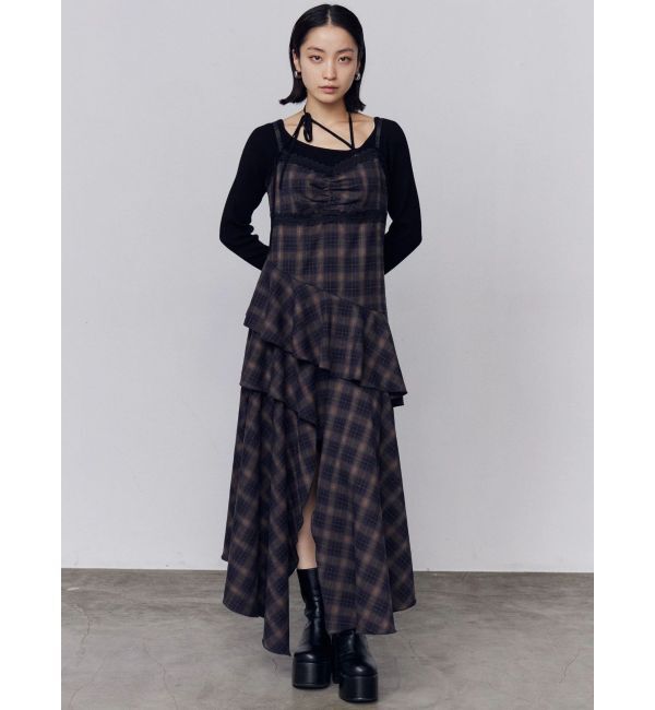 EMODA「アシンメトリーチョーカーニット」|ニット・セーター|