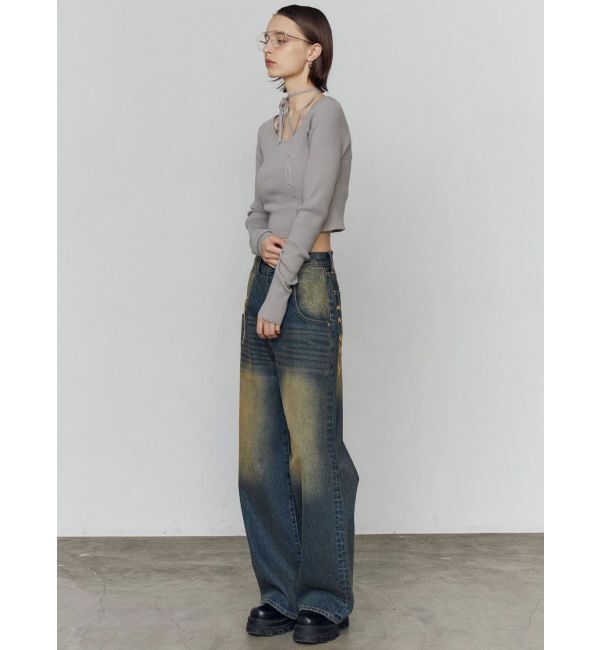 EMODA「アシンメトリーチョーカーニット」|ニット・セーター|