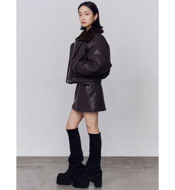 EMODA「ドッキングボックスミニスカート」|スカート|