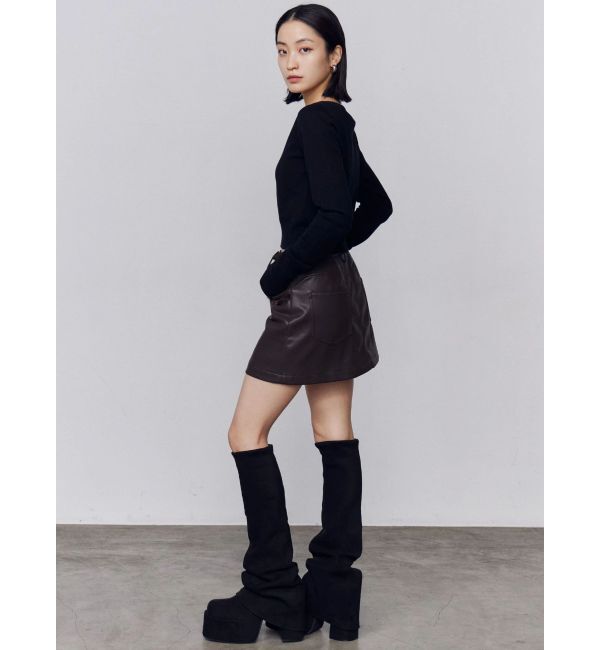 EMODA「ドッキングボックスミニスカート」|スカート|