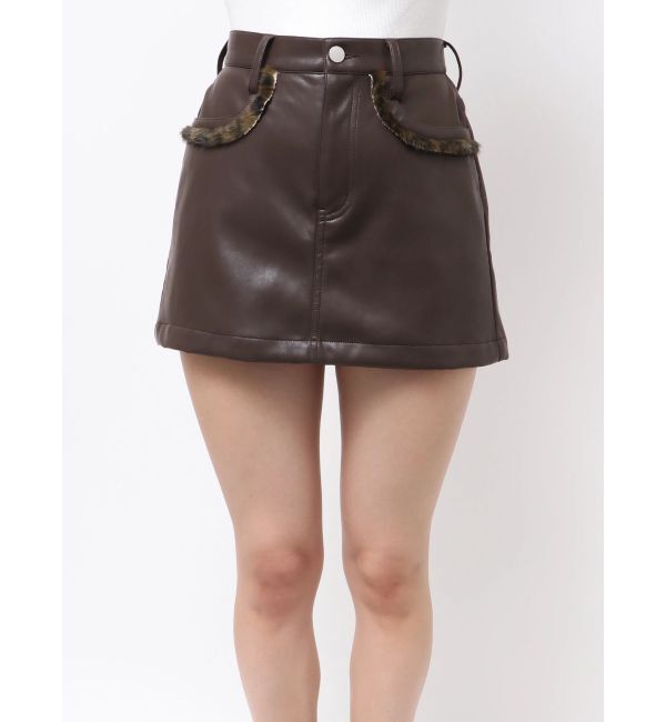 EMODA「ドッキングボックスミニスカート」|スカート|