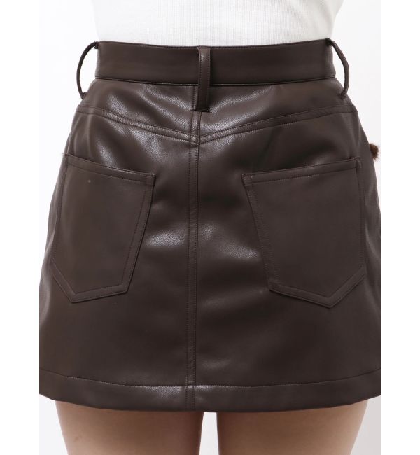 EMODA「ドッキングボックスミニスカート」|スカート|