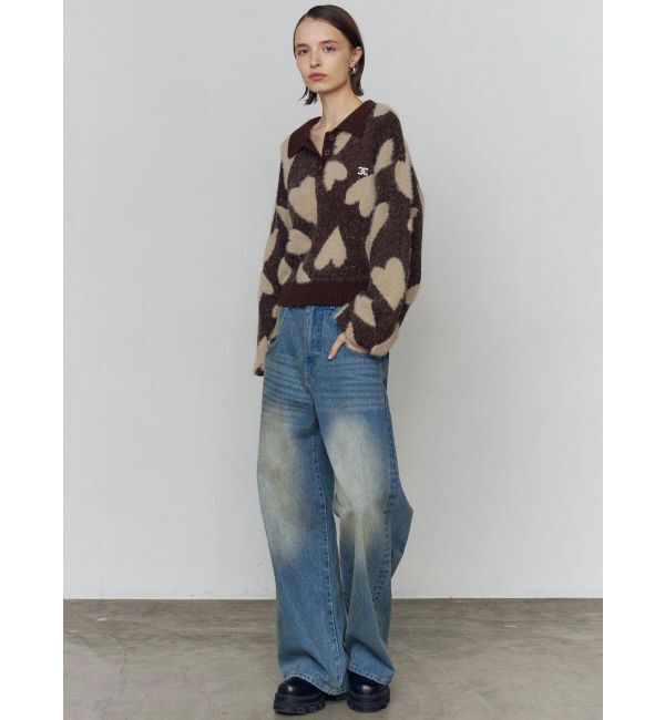 EMODA「バックグラフィティルーズジーンズ」|デニム|