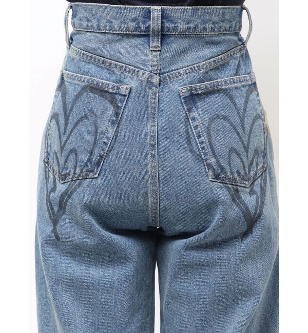 EMODA「バックグラフィティルーズジーンズ」|デニム|