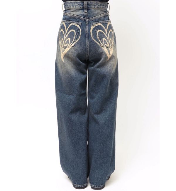 EMODA「バックグラフィティルーズジーンズ」|デニム|