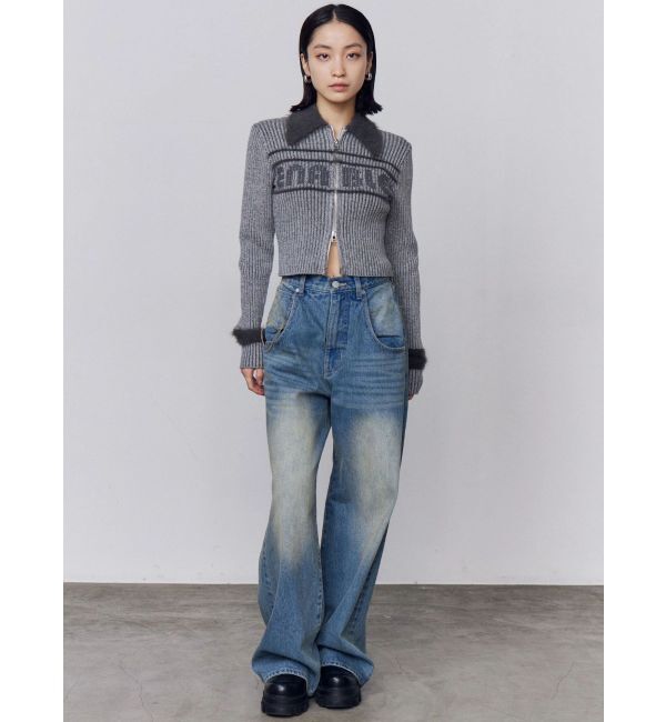 EMODA「バックグラフィティルーズジーンズ」|デニム|