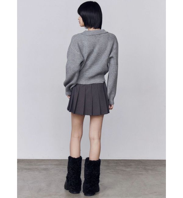 EMODA「スキッパーワイドシャギーニット」|ニット・セーター|