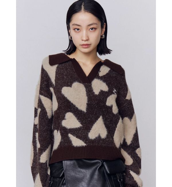 EMODA「スキッパーワイドシャギーニット」|ニット・セーター|