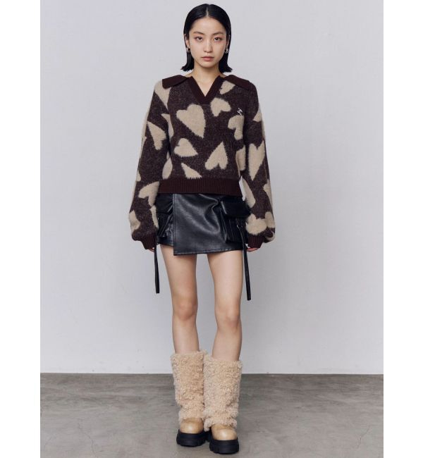 EMODA「スキッパーワイドシャギーニット」|ニット・セーター|