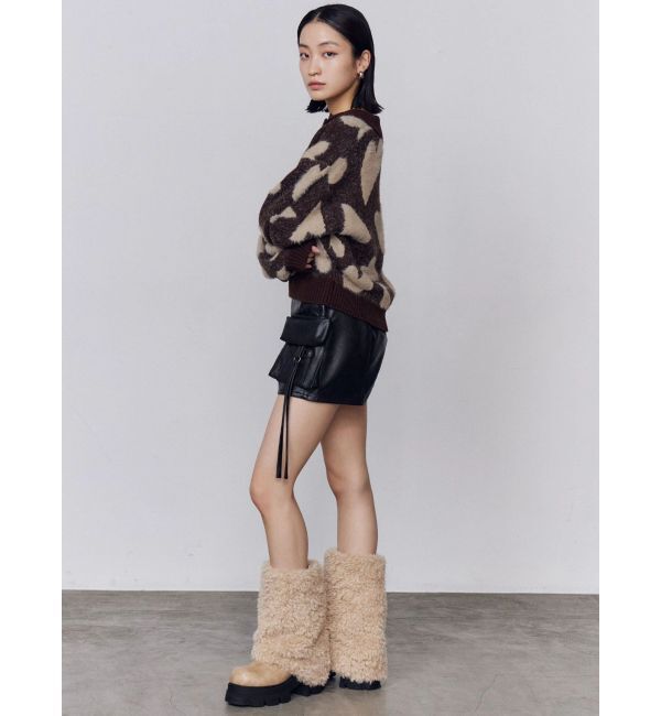 EMODA「スキッパーワイドシャギーニット」|ニット・セーター|