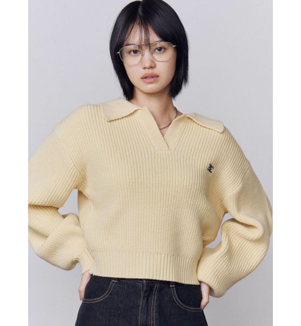 EMODA「スキッパーワイドシャギーニット」|ニット・セーター|