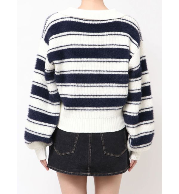 EMODA「スキッパーワイドシャギーニット」|ニット・セーター|
