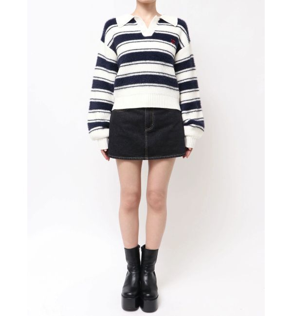 EMODA「スキッパーワイドシャギーニット」|ニット・セーター|