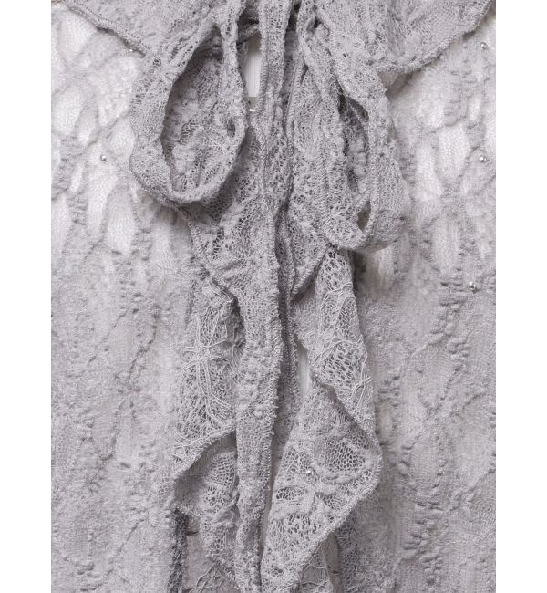 EMODA「ドットラッフルフリルクロップトップ」|Tシャツ・カットソー|