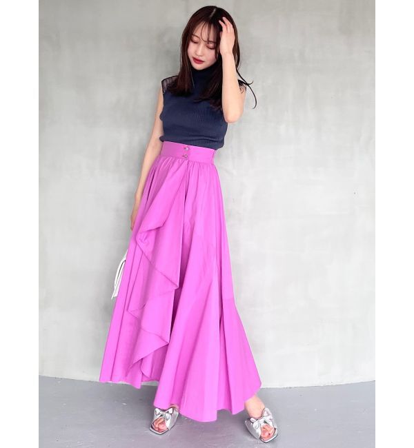 MERCURYDUO「ランダムフレアアシメスカート」|スカート|