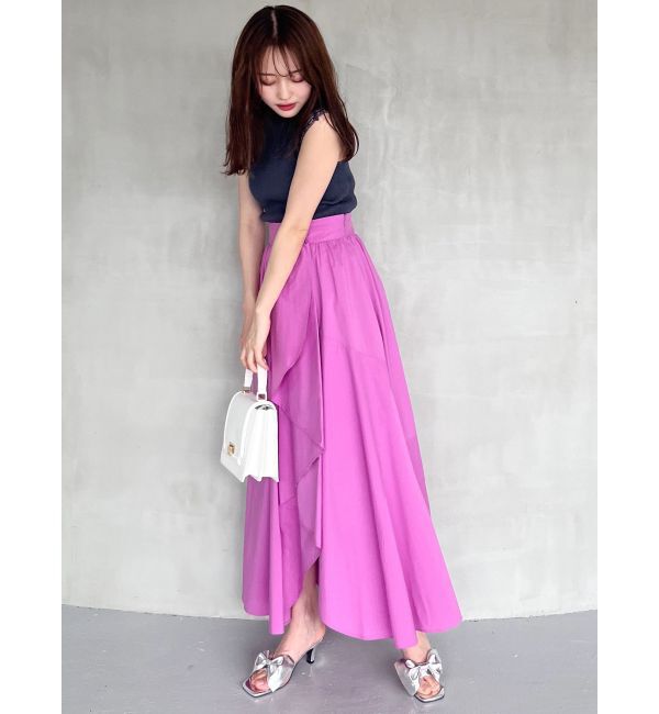 MERCURYDUO「ランダムフレアアシメスカート」|スカート|