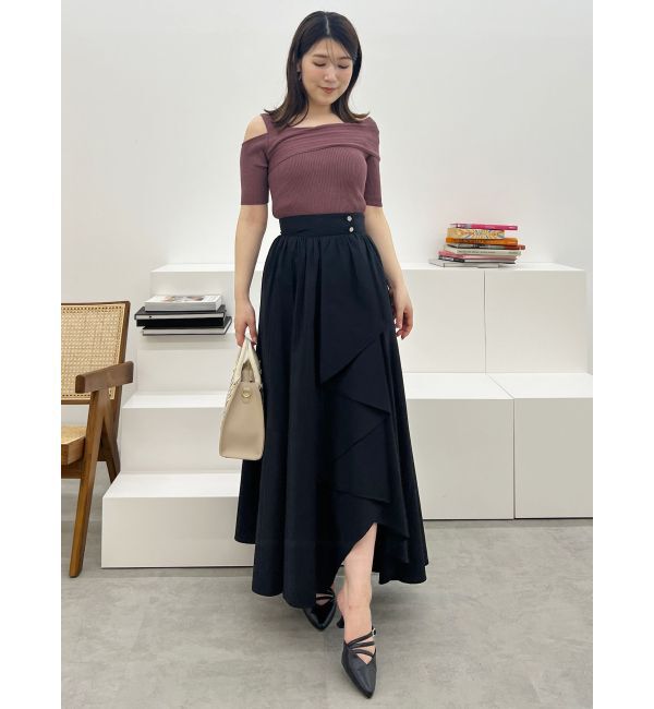 MERCURYDUO「ランダムフレアアシメスカート」|スカート|