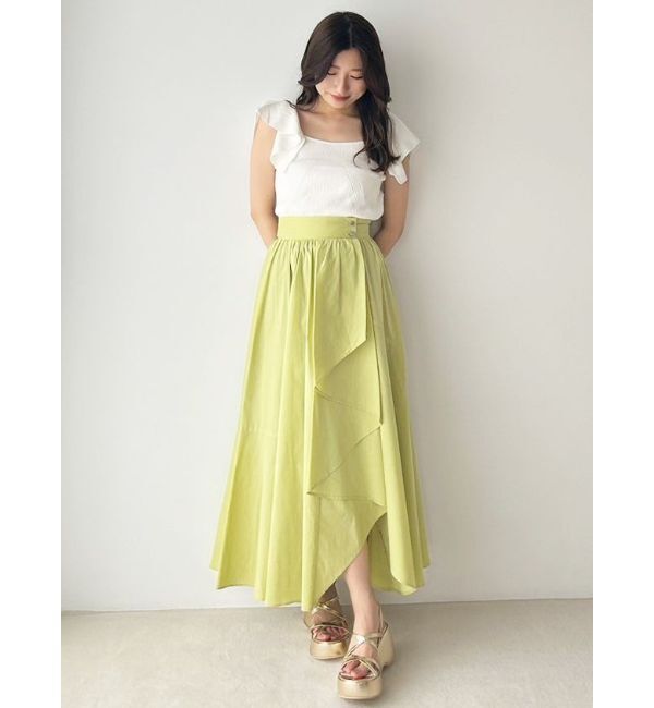 MERCURYDUO「ランダムフレアアシメスカート」|スカート|