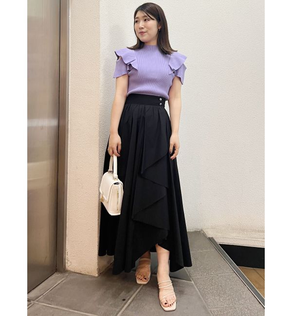 MERCURYDUO「ランダムフレアアシメスカート」|スカート|