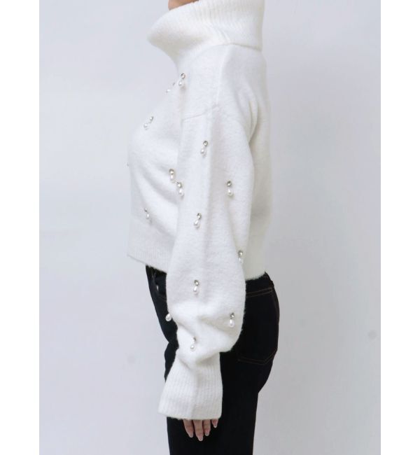 MERCURYDUO「ドロップパールニット」|ニット・セーター|