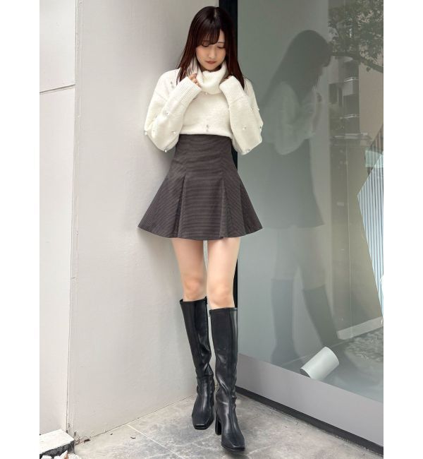 MERCURYDUO「ドロップパールニット」|ニット・セーター|