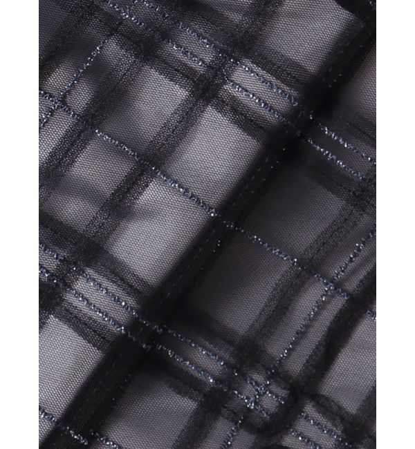 MERCURYDUO「オリジナルチュールチェックフレアスカート」|スカート|